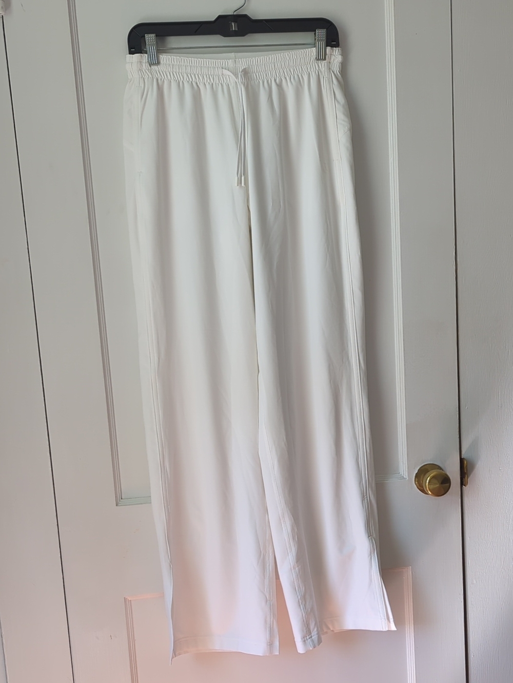 Lululemon Court Rival Wide Leg Track Pant White Athleisure LW5HDSS Size 4 - Picture 8 of 14